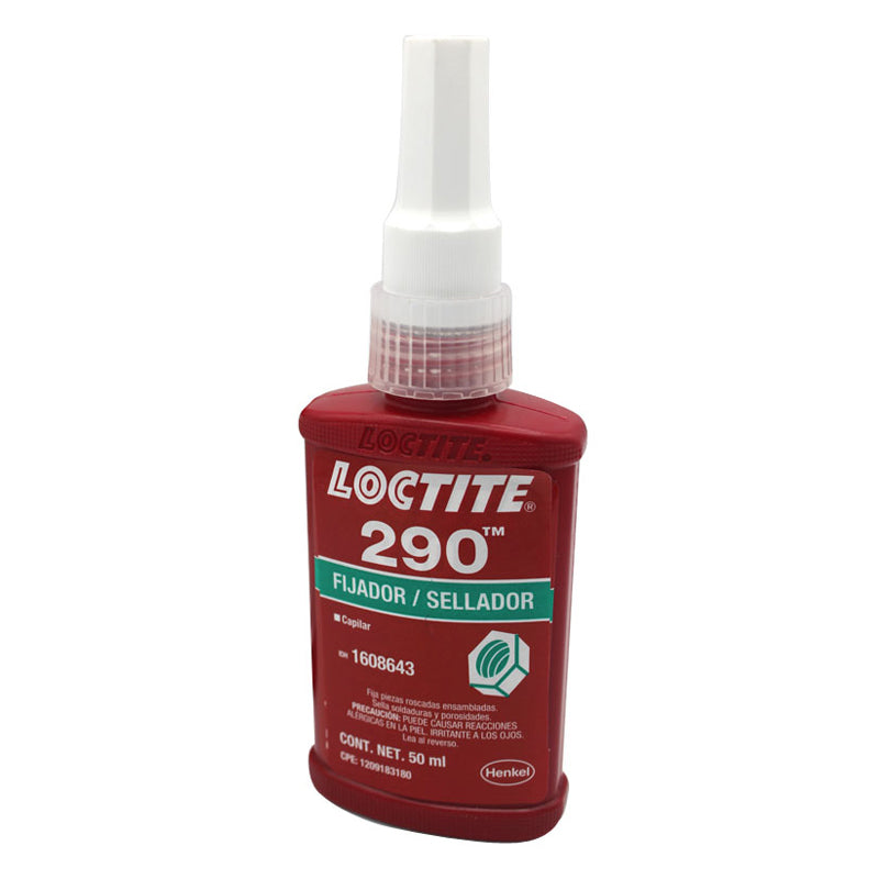 Loctite 290 Fijador / Sellador De Roscas Grado Capilar De 50 Ml