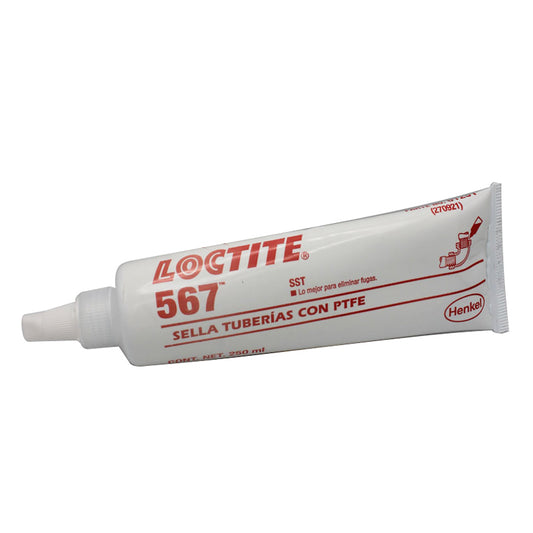 Loctite 567 Sellador De Roscas Para Altas Temperaturas De 250 Ml