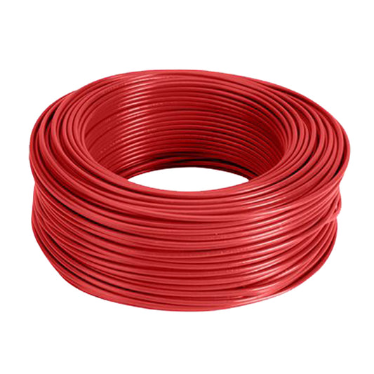 Cable luz thw c 10 rojo  *solo venta rollo 100 mt*