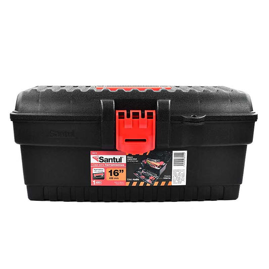 Caja Herramientas 16" Negro/Amarillo St364111 Sant