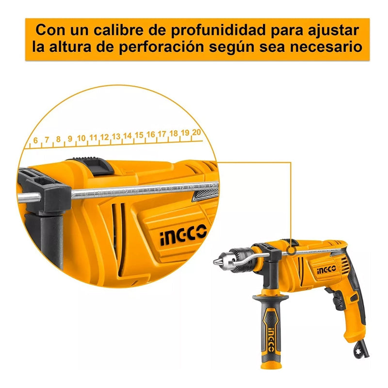 Taladro Impacto Percutor Rotomartillo De 1/2" De 850 W, Uid8508 Ingco