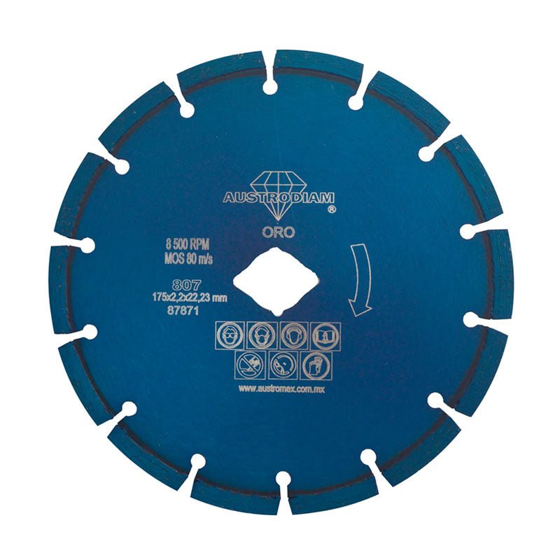 807 Disco Diam.180x2.2x22.2 Segment.Uso Gral Austr - Tool Ferreterías / Ferretodo - Herramientas y material de construcción.