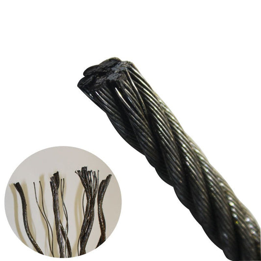 Cable De Acero Alma De Acero De 1/2" 6 X 19 - Tool Ferreterías / Ferretodo - Herramientas y material de construcción.