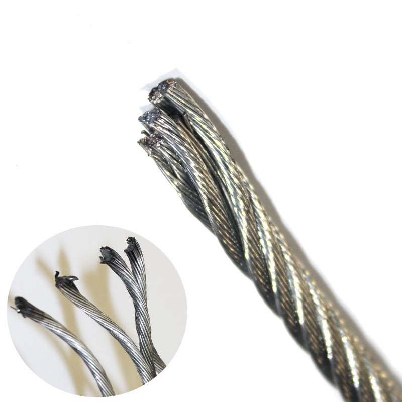 Cable De Acero Galvanizado Alma De Acero De 1/8" 6 X19 - Tool Ferreterías / Ferretodo - Herramientas y material de construcción.