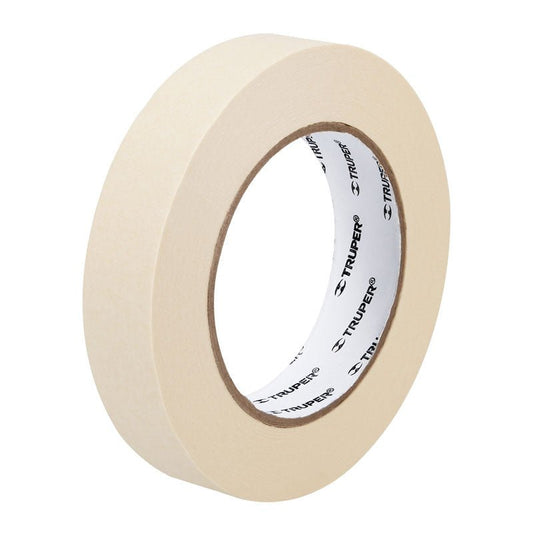 Cinta masking tape de 1" x 50 m, 12591 Truper MSK 1 - Tool Ferreterías / Ferretodo - Herramientas y material de construcción.