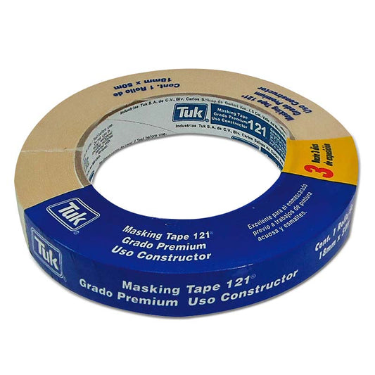 Cinta Masking Tape De 3/4", 121 Tuk - Tool Ferreterías / Ferretodo - Herramientas y material de construcción.