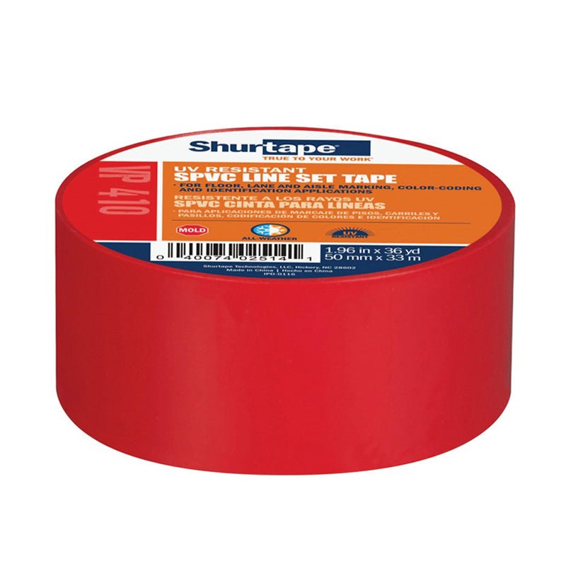 Cinta Para Delinear De 50 Mm X 33 Metros Color Rojo Shurtape - Tool Ferreterías / Ferretodo - Herramientas y material de construcción.