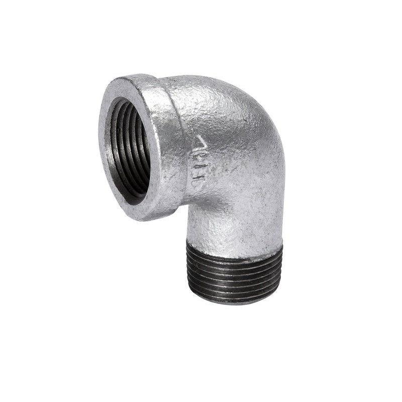 Codo Niple 1/2" Galvanizado Roscado - Tool Ferreterías / Ferretodo - Herramientas y material de construcción.