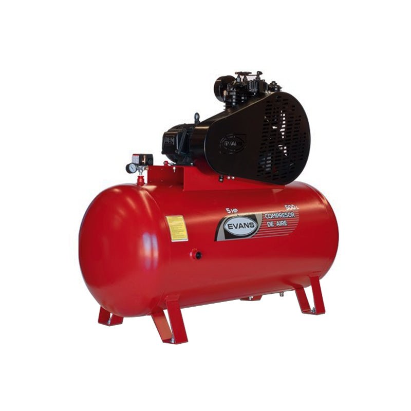 Compresor De Aire Lubricado 2 Etapas 5 Hp Eléctrico Con Tanque De 500 L E230Me0500500 Evans - Tool Ferreterías / Ferretodo - Herramientas y material de construcción.