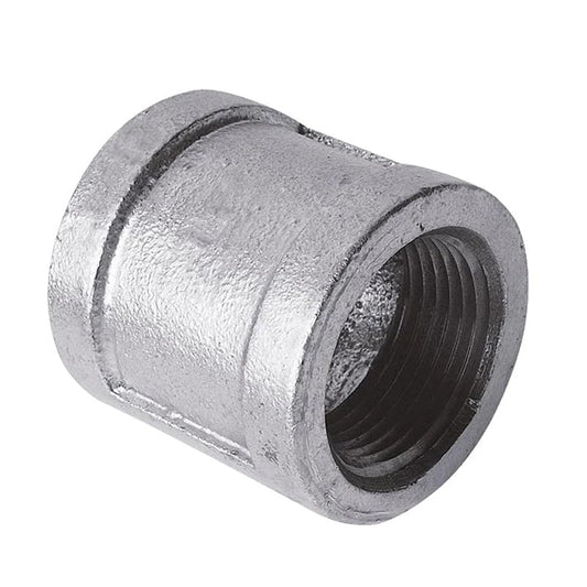 Cople 3/8" Galvanizado Con Costilla Roscada - Tool Ferreterías / Ferretodo - Herramientas y material de construcción.