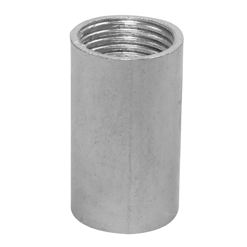 Cople Conduit De 1 1/4" Con Pared Gruesa Con Rosca, Acabado Galvanizado - Tool Ferreterías / Ferretodo - Herramientas y material de construcción.