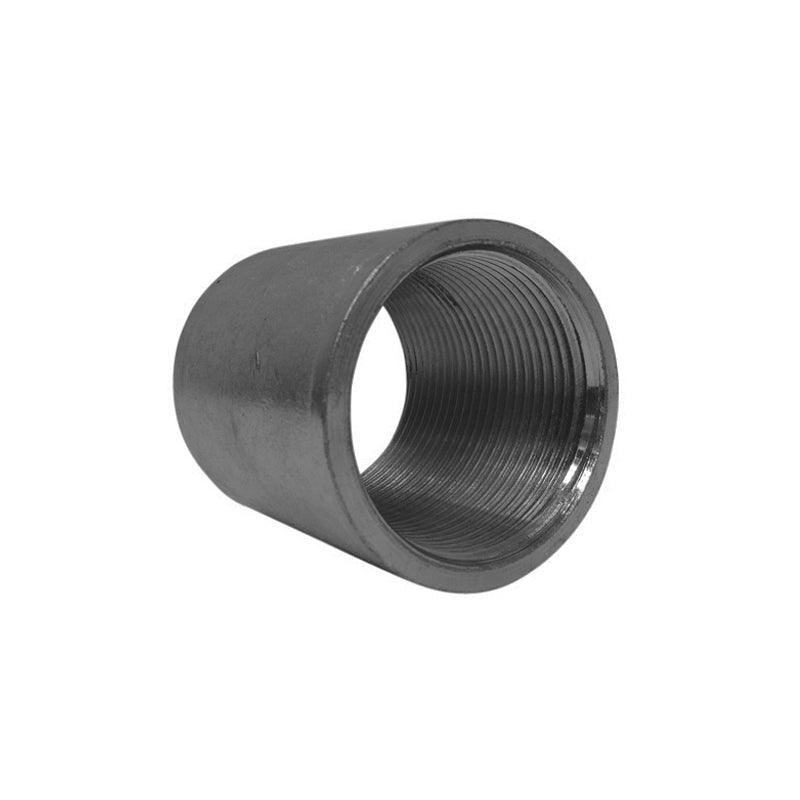 Cople De 1.1/2" Negro Liso Roscado - Tool Ferreterías / Ferretodo - Herramientas y material de construcción.