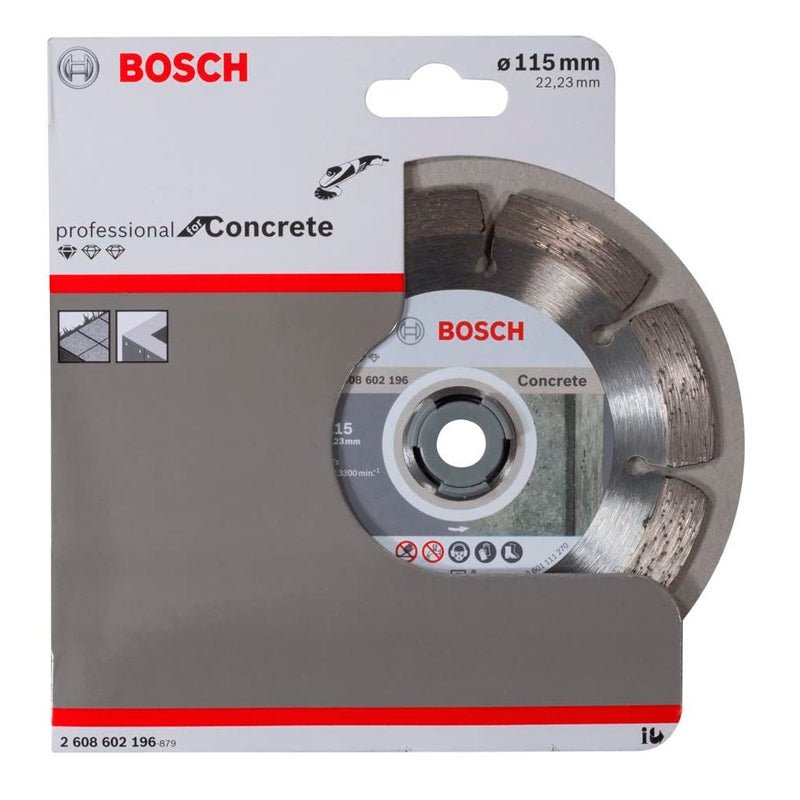 Disco Bosch Segmentado Std Concrete 115 Mm - Tool Ferreterías / Ferretodo - Herramientas y material de construcción.