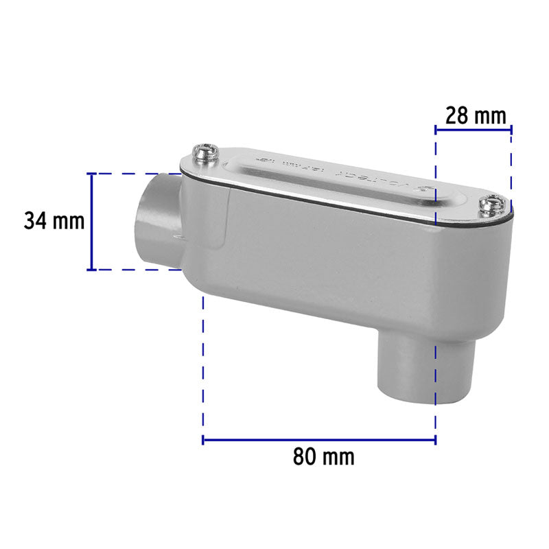 Condulet 1/2" Conexión Tipo Lb, Volteck