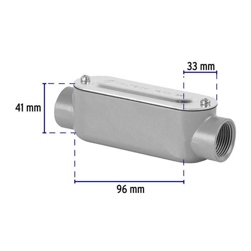 Condulet 3/4" Conexión Tipo C, Volteck