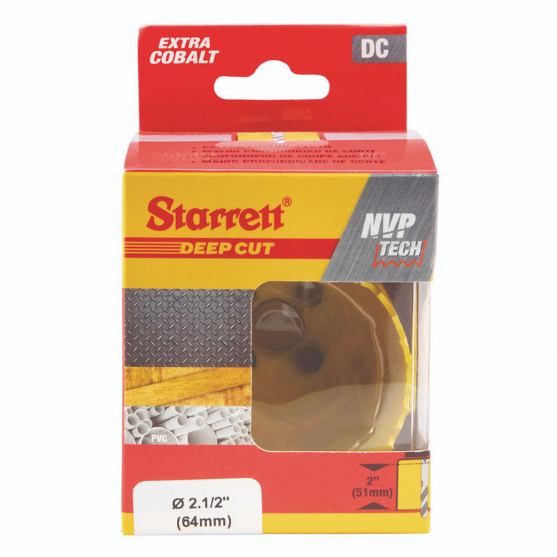 Sierra Circular Bimetálica Tipo Taza De 2 1/2", Dch0212 G Starrett