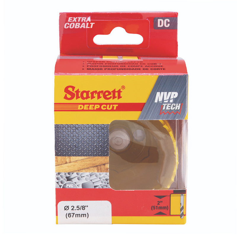 Sierra Circular Bimetálica Tipo Taza De 2 5/8", Dch0258 G Starrett