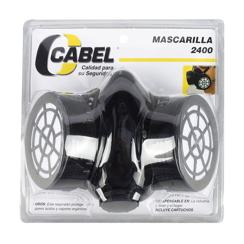 Mascarilla 2400 Con Doble Cartucho Cabel