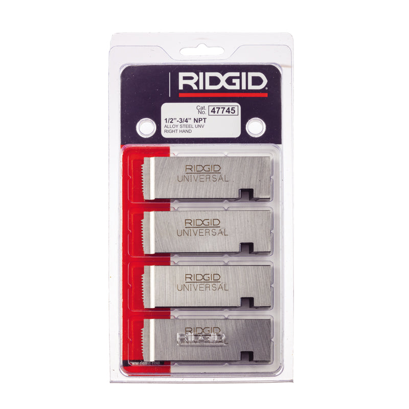 Juego De Peines Tarraja 535 1822 1/2" 3/4" Ridgid 47745