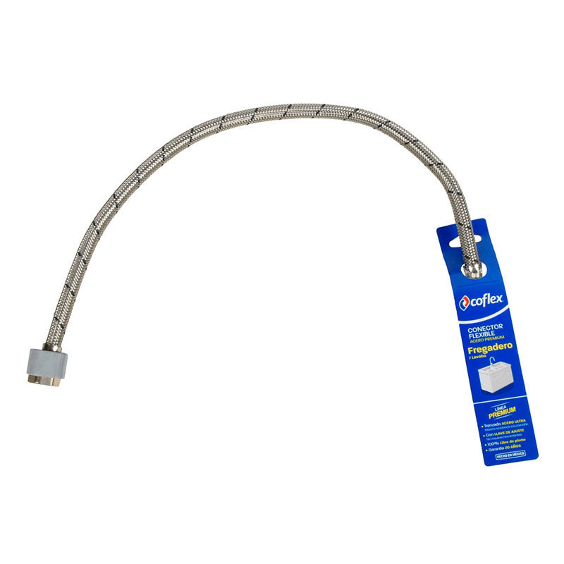 Conector Flexible De 1/2" X 1/2" X 55 Cm Para Lavabo/Fregadero Ala55 Coflex