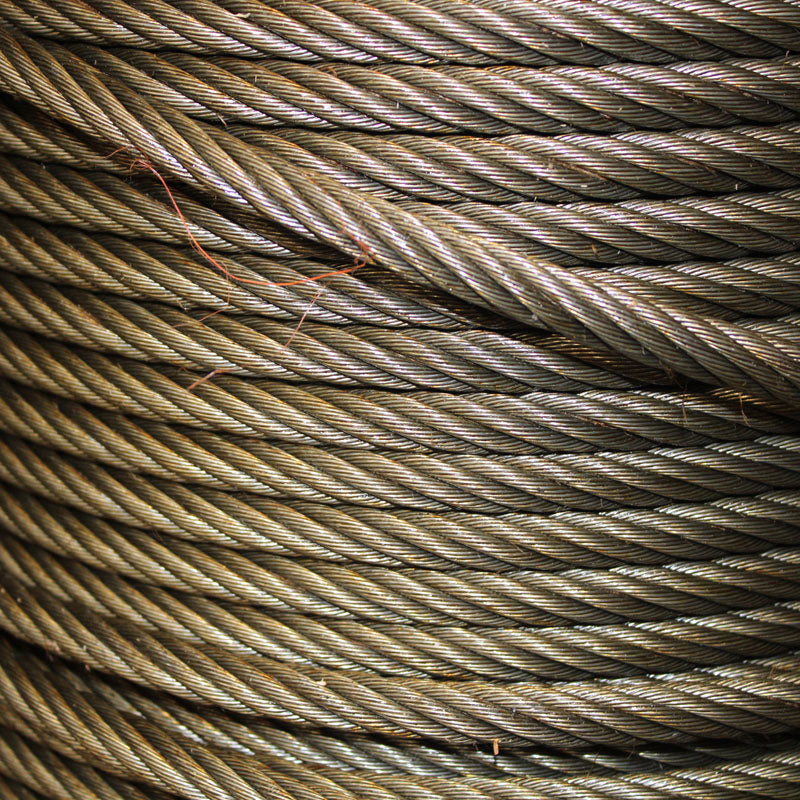 Cable De Acero Alma De Fibra De 3/8" 6 X 19