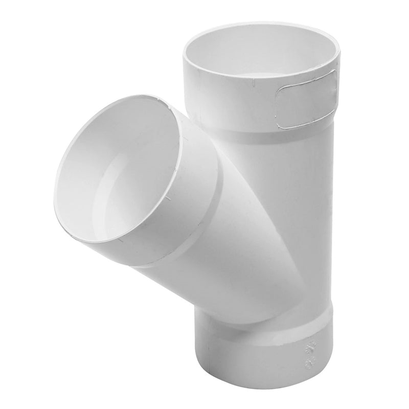 Yee Sencilla De 75 X 75 Mm De Pvc Para Sanitario