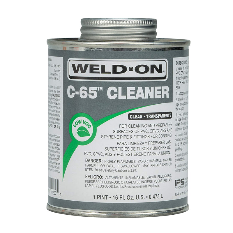 Limpiador Para Pvc De 500 Ml, C 65 Weldon