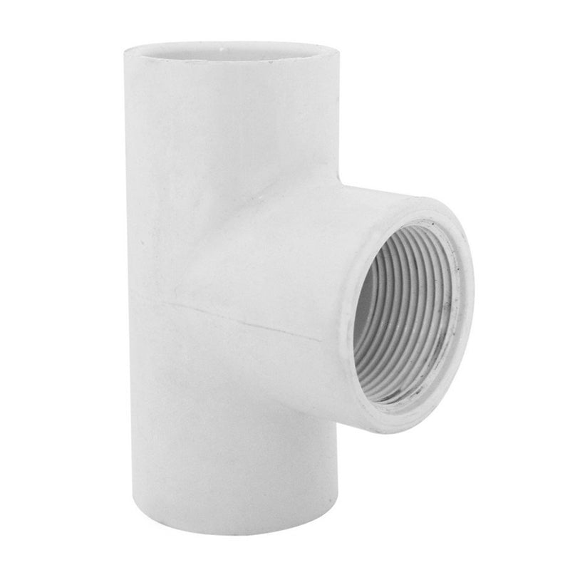 Tee Roscada De 2" Pvc Hidráulica Cédula 40