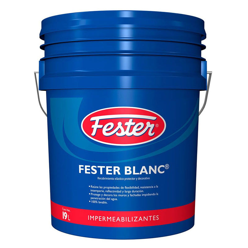 Fester Blanc Color Blanco, Cubeta De 19 Litros