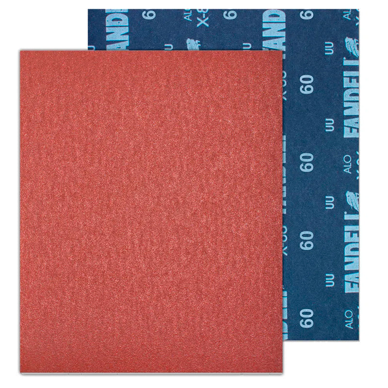 00092 Lija Esm.Roja G60 Plas,Metal,Madera Fandeli