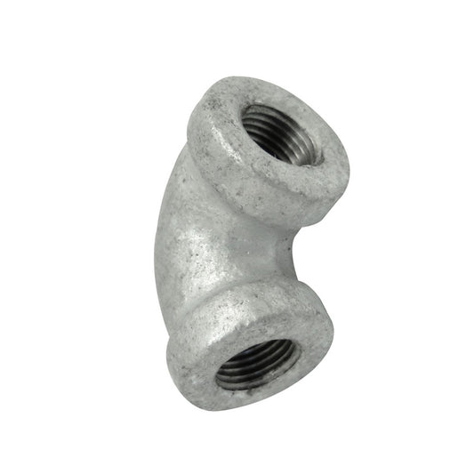 Codo 3/4" X 45° Galvanizado Roscado