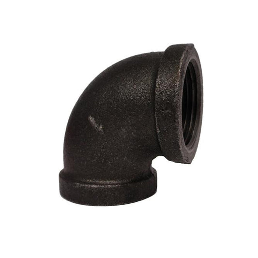 Codo 90° X 3/4" Negro Roscado