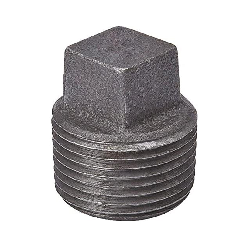 Tapón Macho 1.1/2" Negro Roscado 44566Bc