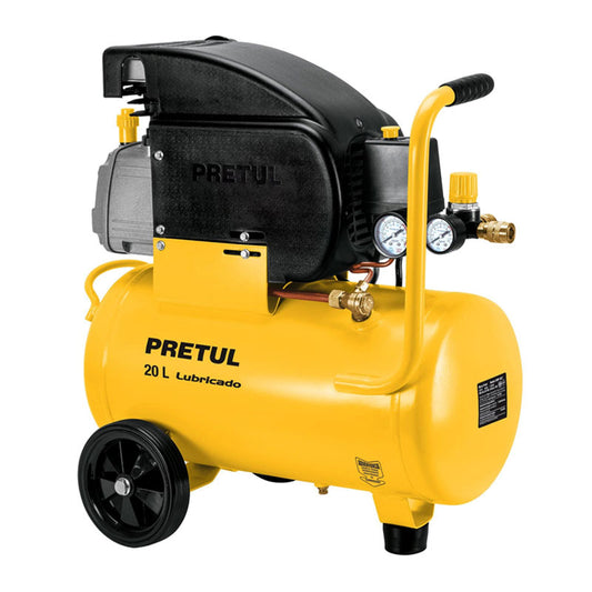 Compresor 20 L, 2 1/2 Hp (Potencia Máxima), 127 V, Pretul