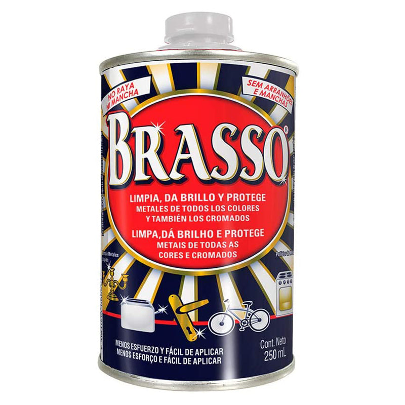 Brasso Brillante Crema De 250 Gramos